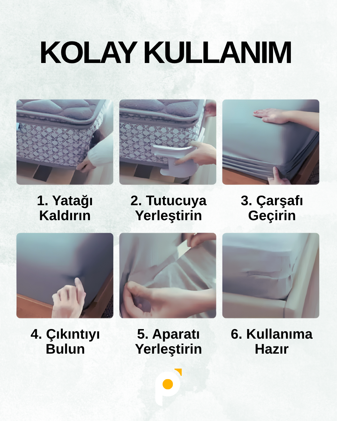 4'lü Nevresim & Çarşaf Tutucu