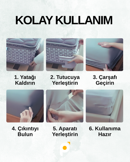 4'lü Nevresim & Çarşaf Tutucu